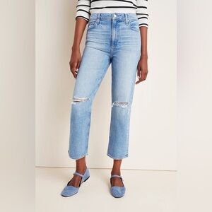 Paige Sarah Straight Ankle Jeans